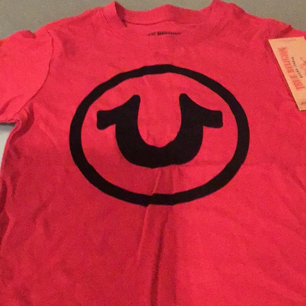 NWT Authentic True Religion Boys Red Shirt
